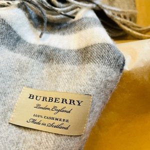 Burberry 100% Cashmere Scarf